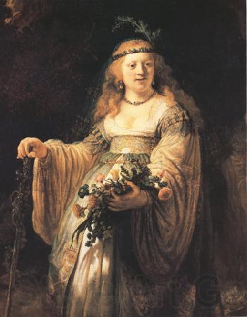 REMBRANDT Harmenszoon van Rijn flora (mk33)